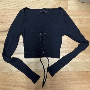 Urban Outfitters crop top with tie front